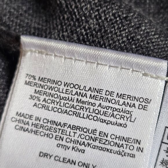 NWOT  -  BROOKS BROTHERS Merino Wool Argyle Quarter Zip Sweater sz S - Picture 9 of 13